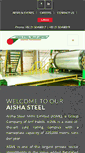 Mobile Screenshot of aishasteel.com
